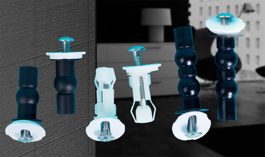 مسامير تثبيت غطاء مقعد المرحاض