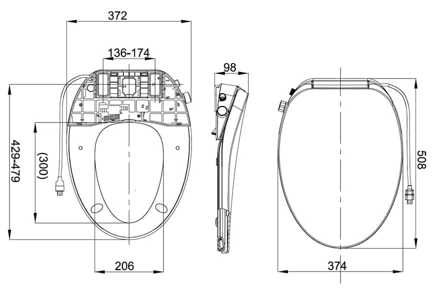 بيديت ذكي على شكل حرف V من أميكان 1