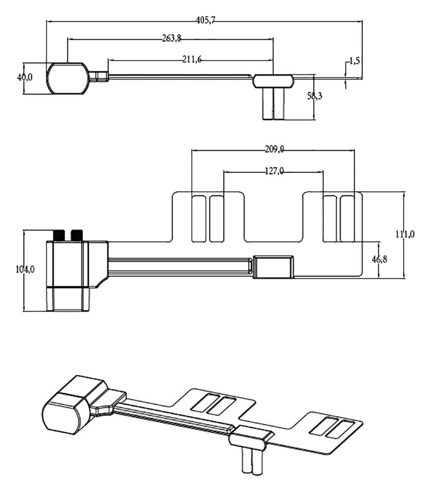 ملحق بيديه بوظيفة الماء البارد والساخن X1002-102-01 2