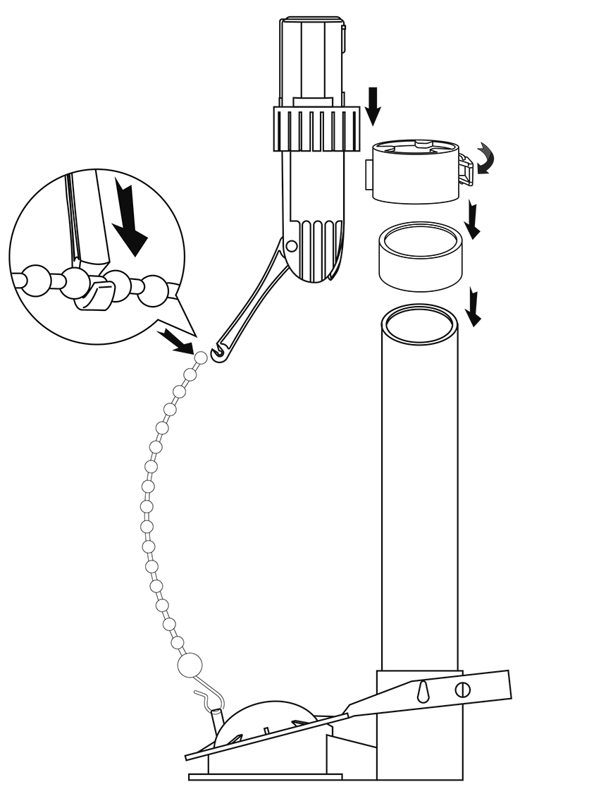 مستشعر تدفق المرحاض للمرحاض ذو المستوى القياسي 2