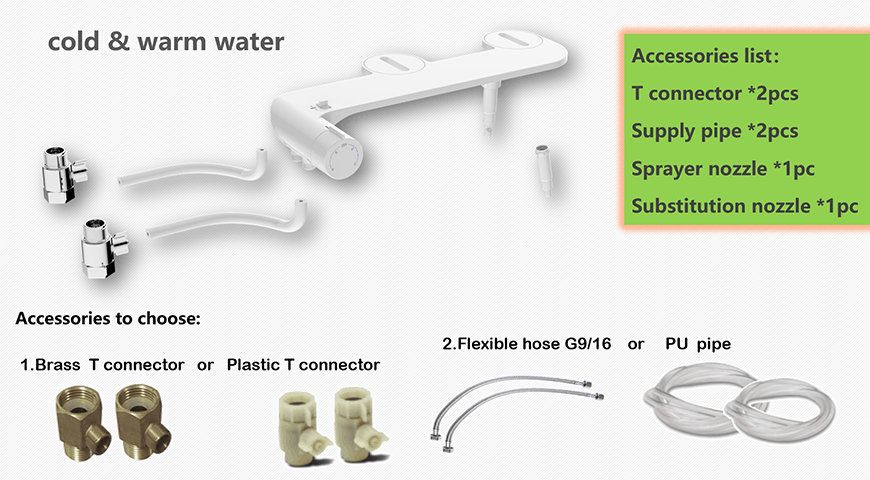 مرفق شطاف الماء الساخن والبارد 8