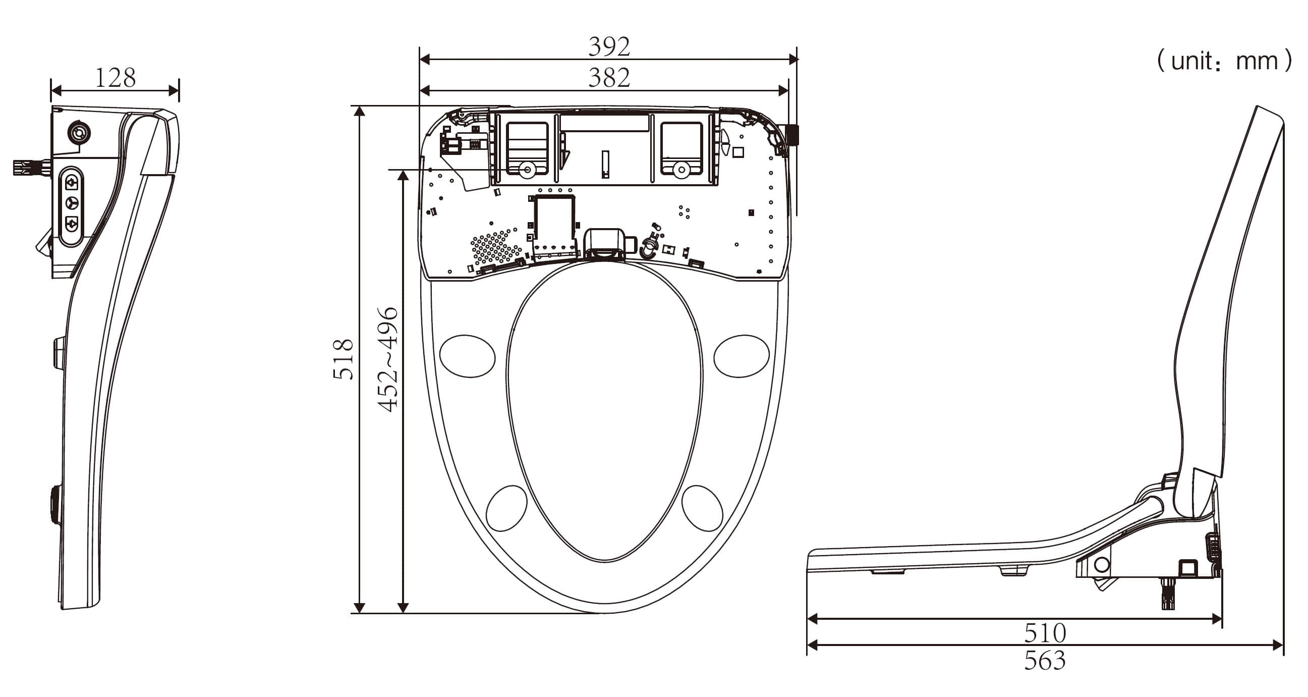 بيديه كهربائي مع جهاز التحكم عن بعد