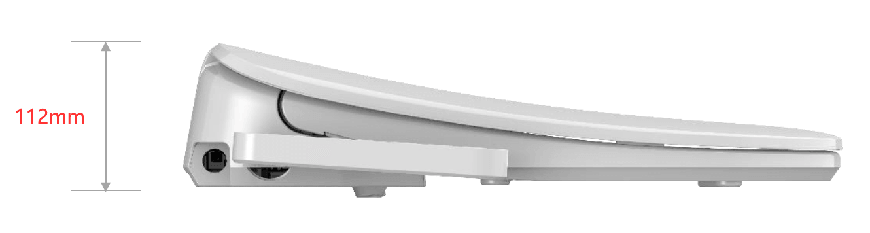 غطاء المرحاض الذكي الرفيع للغاية 7