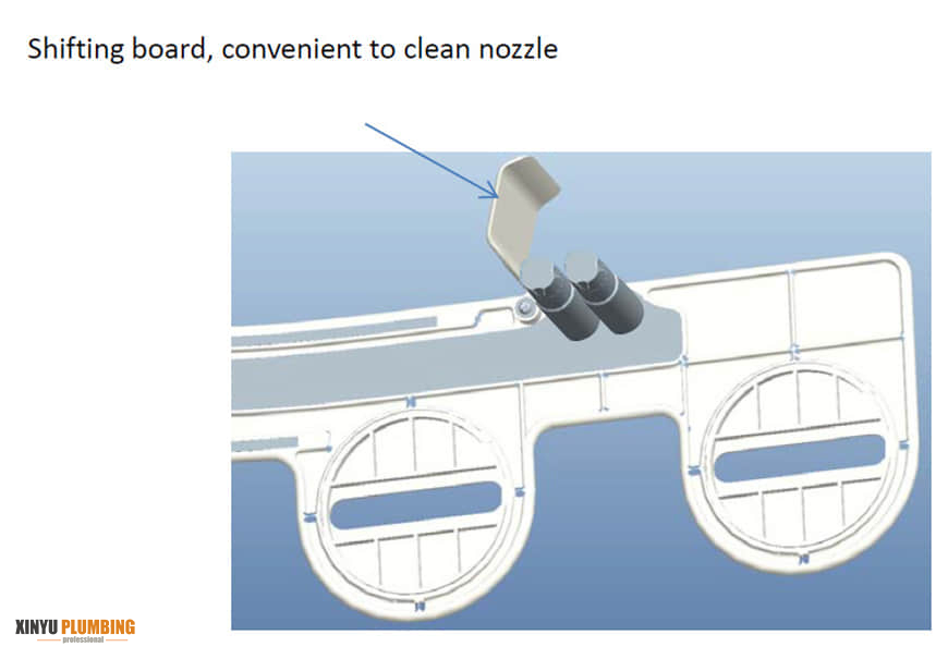 مرفق بيديت مع فوهة مزدوجة 7