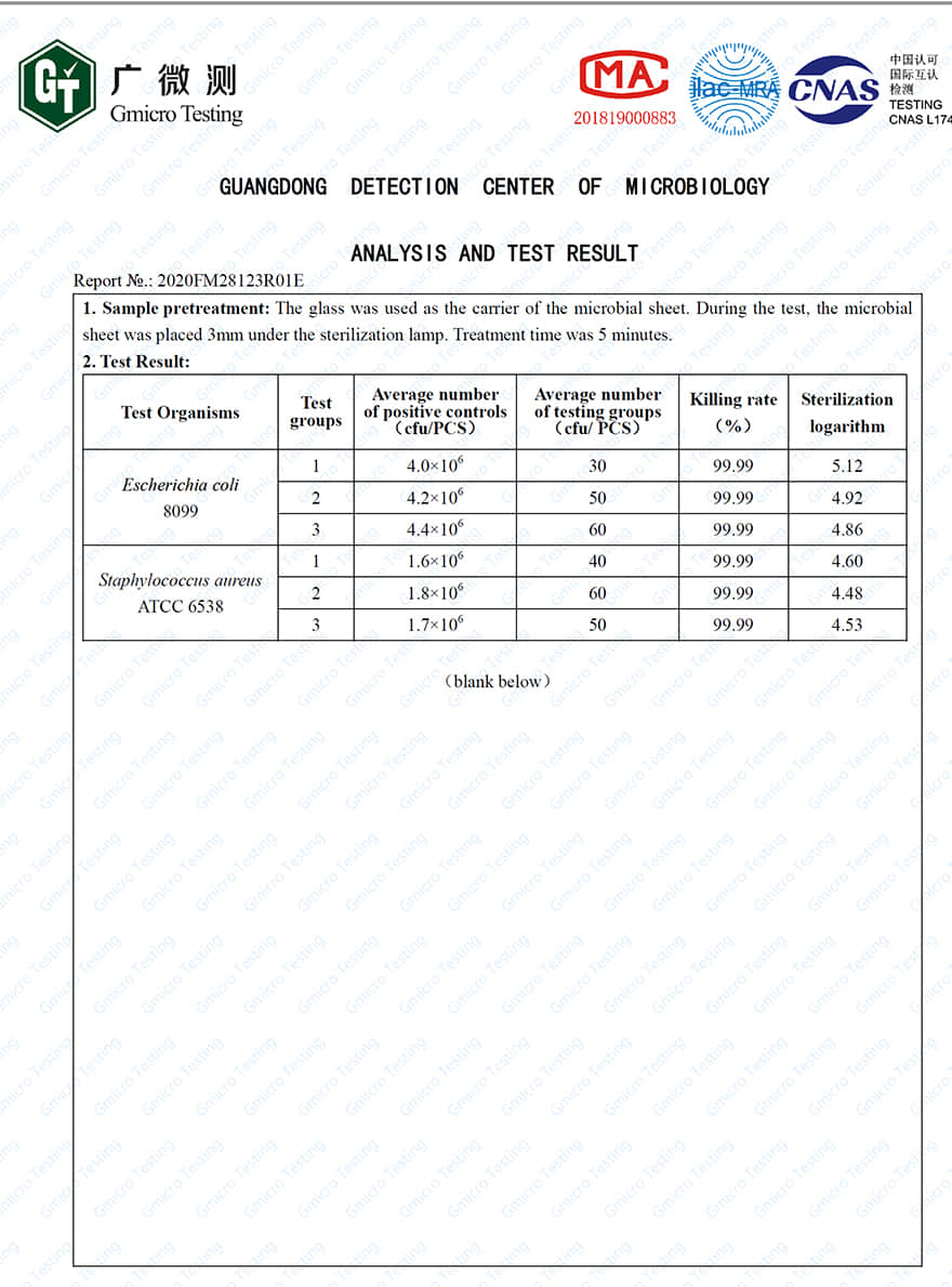 تقرير الاختبار 
