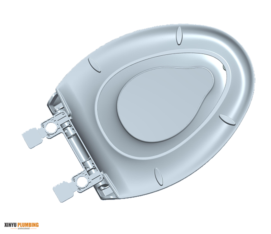 مقعد المرحاض العائلي المطول 4