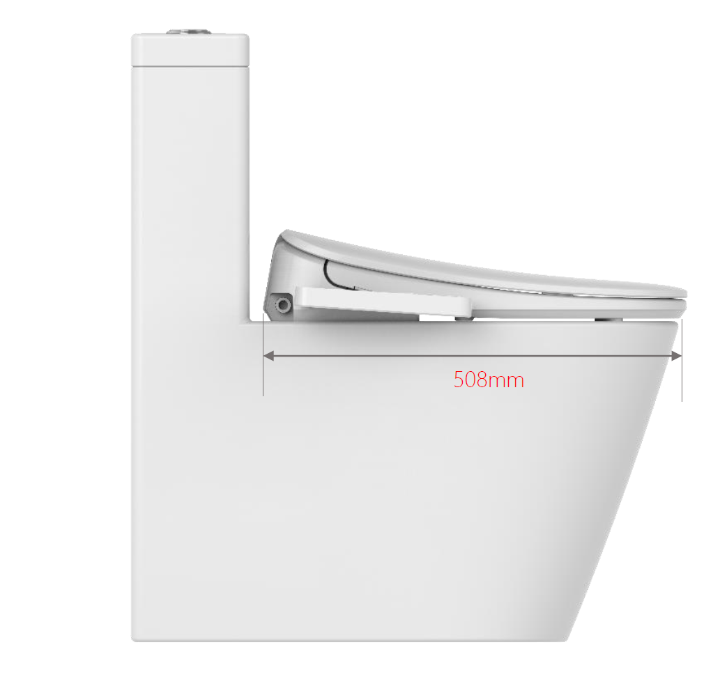 غطاء المرحاض الذكي الرفيع للغاية 8 