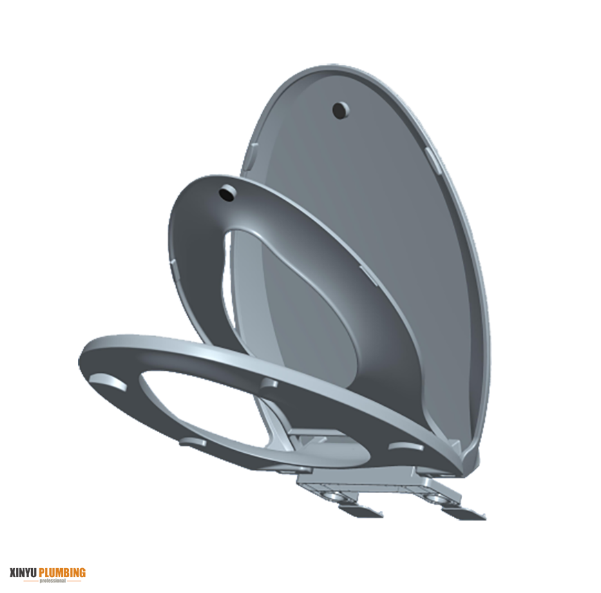 مقعد المرحاض العائلي المطول 5